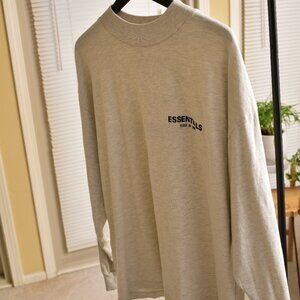 fear of god gray long sleeve
